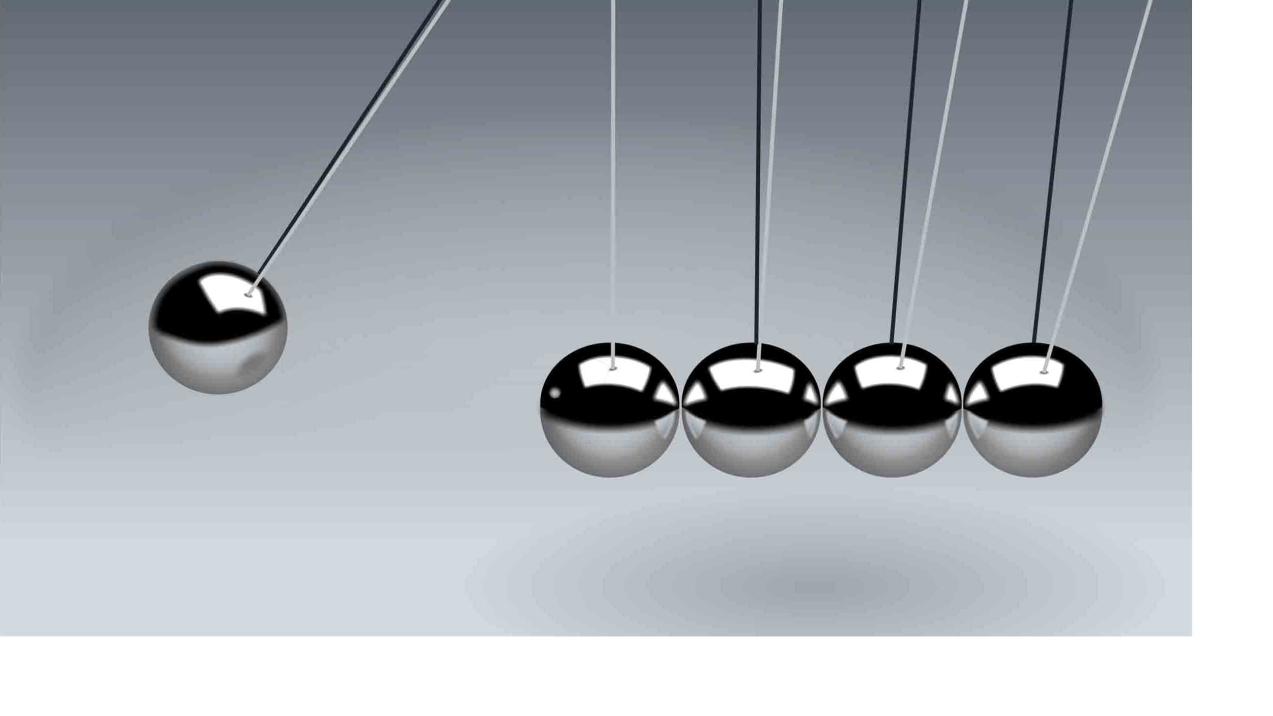 Pendelkugeln im Schwung Pendelkugeln im Schwung